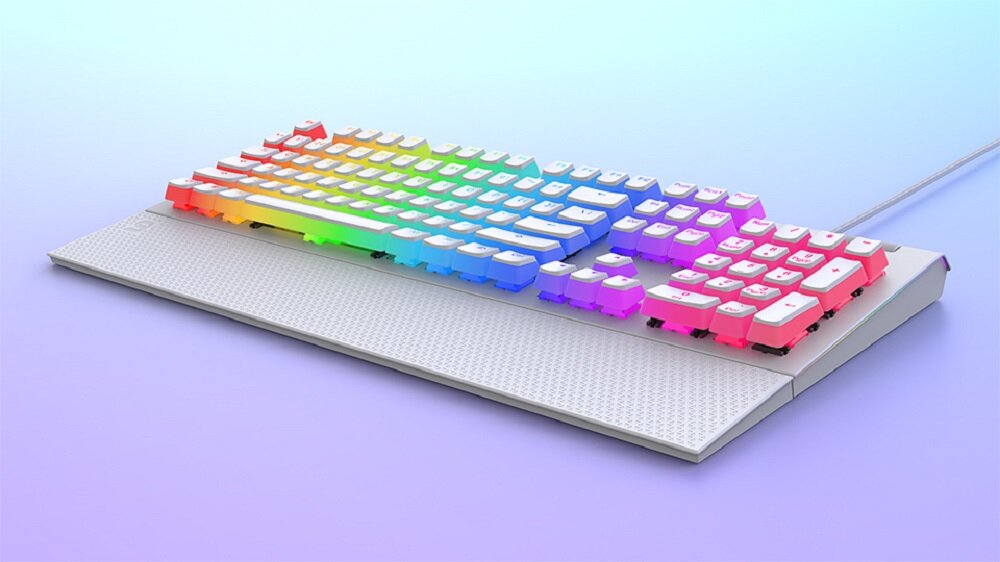 Klawiatura SPC GEAR GK650K Omnis Kailh Blue Onyx White Pudding - jakosc 