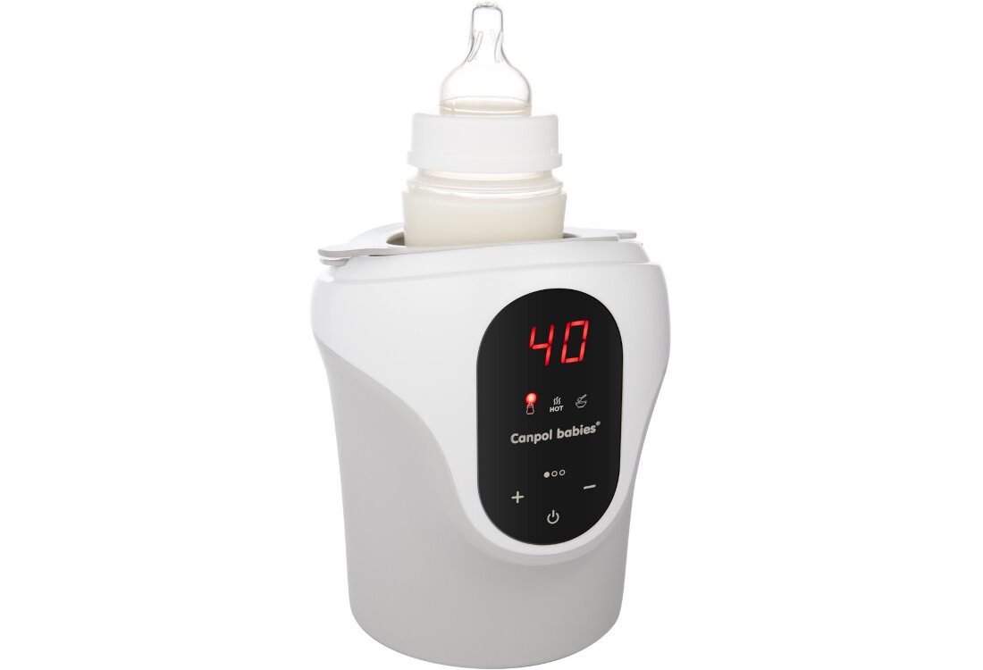Podgrzewacz do butelek CANPOL BABIES 77/053 3 tryby pracy butelka hot obiadek czas możliwości