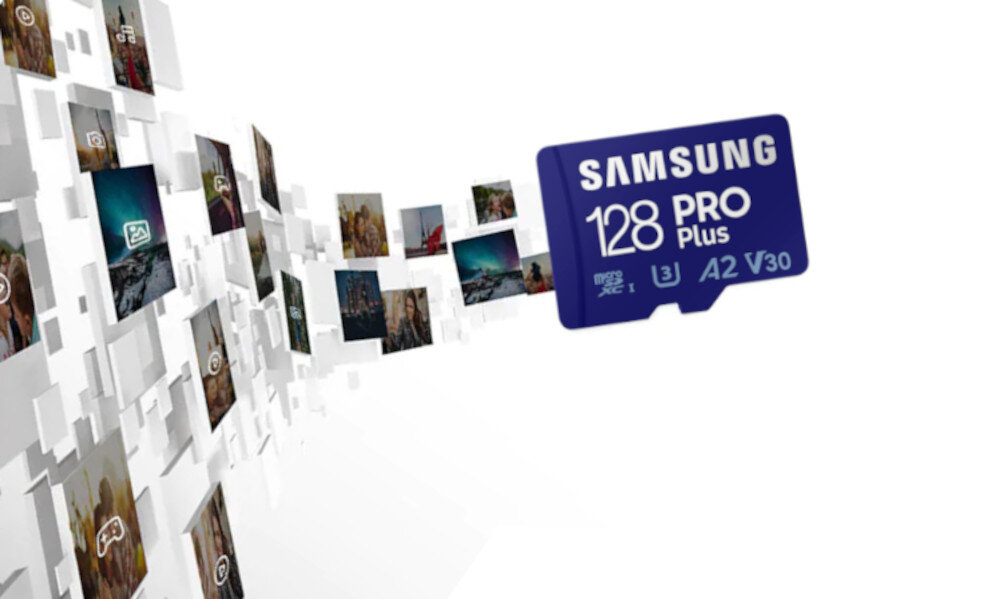 Karta pamieci SAMSUNG Pro Plus microSDXC 128GB swietne parametry pracy