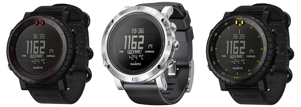 Zegarek sportowy SUUNTO Core bateria sport czujniki wysokość temperatura odporność