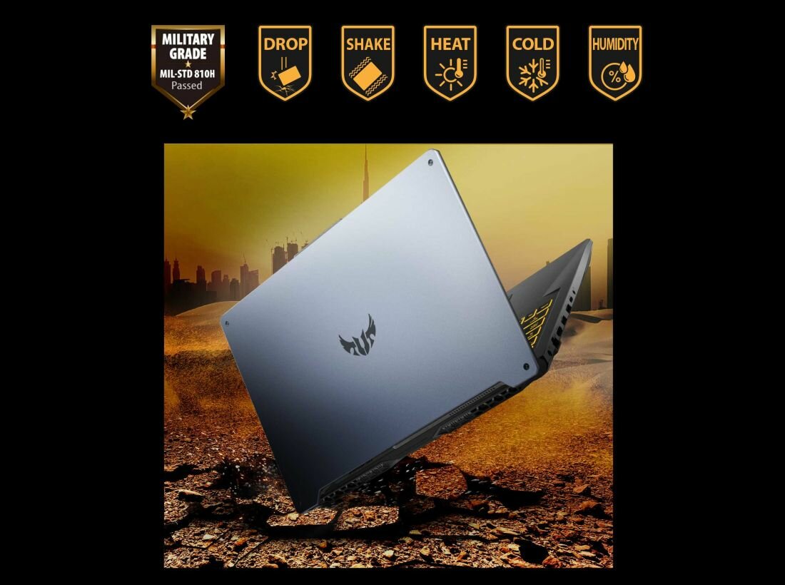 Laptop ASUS Tuf F17 FX706  - MIL-STD-810H   