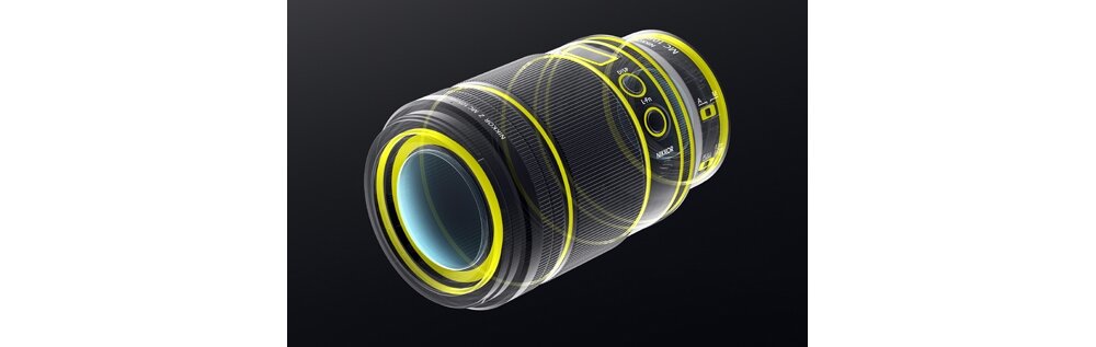 Obiektyw NIKKOR Z MC 105mm f-2.8 VR S  autofocus montaż ogniskowa przysłona zakres ostrość szkło soczewki zdjęcia aparat 