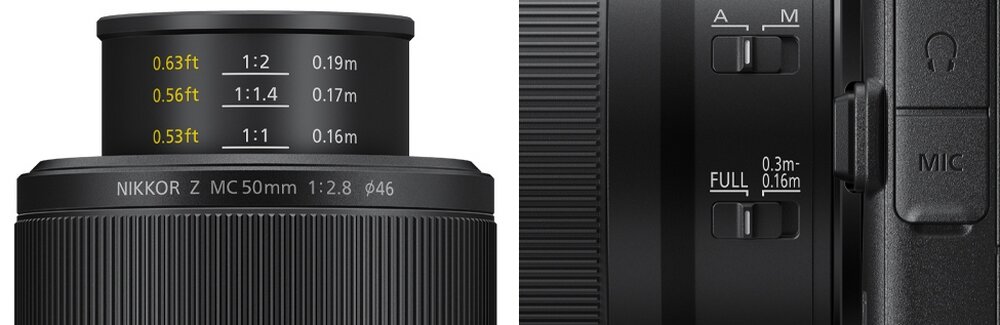 Obiektyw NIKKOR Z MC 50mm f-2.8 optyka soczewki ogniskowa zdjęcia filmy ostrość makro sterowanie montaż opis af