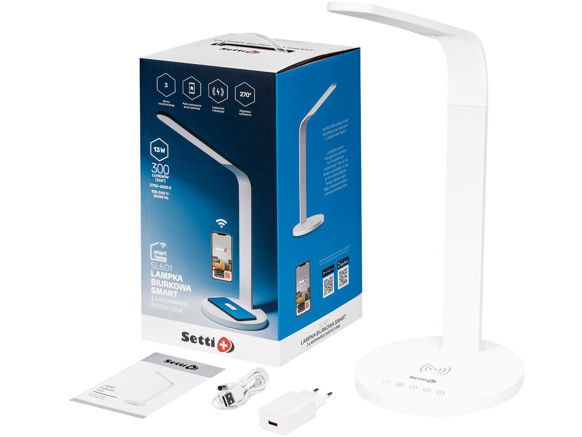 Lampa biurkowa SETTI+ SL601 regulacja nachylenia