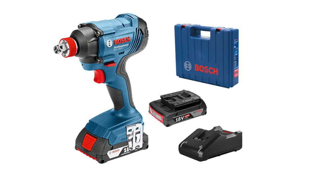 BOSCH akumulatory ładowarka zestaw walizka klucz wiertarka wkrętarka instrukcja gwarancja