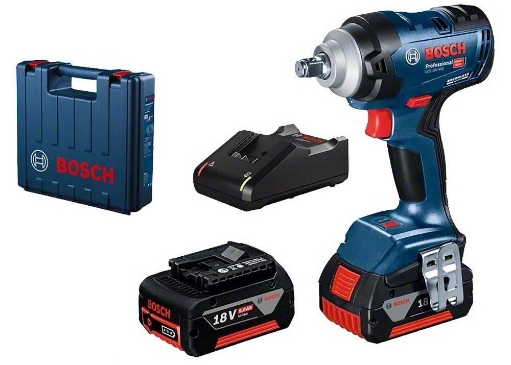 Klucz udarowy BOSCH GDS 18V-400 zestaw