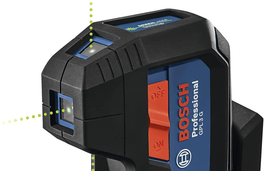 Laser punktowy BOSCH Professional GPL 3 G doskonala jakosc i solidna obudowa