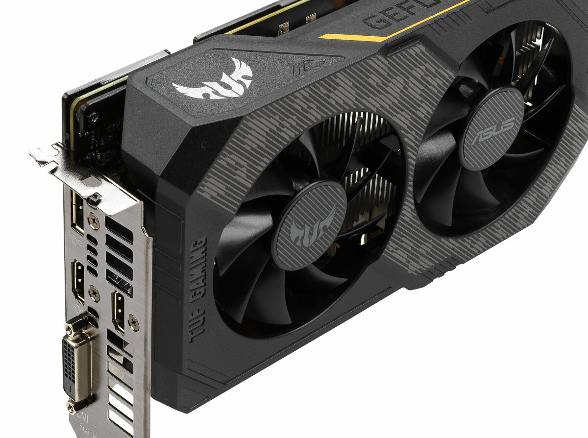 Karta graficzna ASUS Tuf Gaming GeForce GTX1660 od boku
