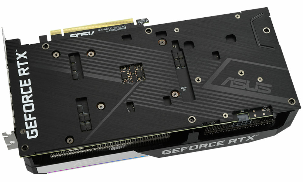 ASUS Dual GeForce RTX 3060Ti V2 OC Edition LHR 8GB tyl