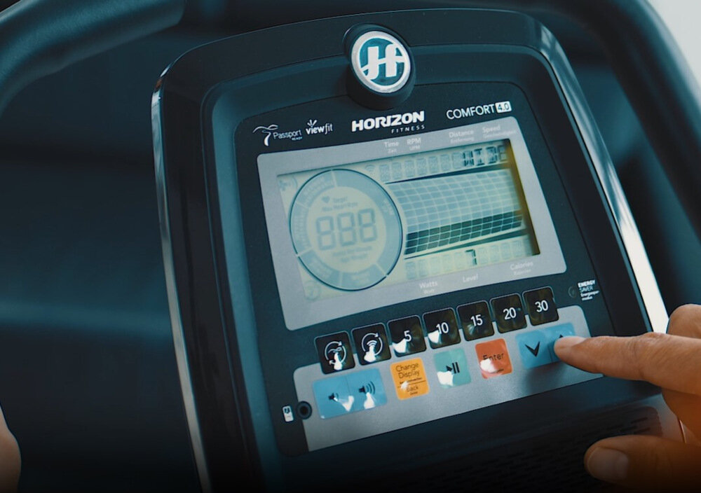 Rower indukcyjny HORIZON FITNESS Comfort 4.0 bogate wyposazenie