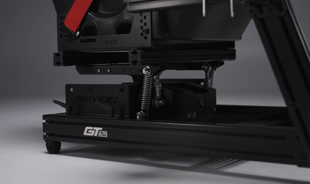 Kokpit NEXT LEVEL RACING F-GT Elite Wheel Plate Edition NLR-E001 wyścigi wygrywanie samochody bolidy ciężarówki konstrukcja wtrzymałość sztywność wszechstronność