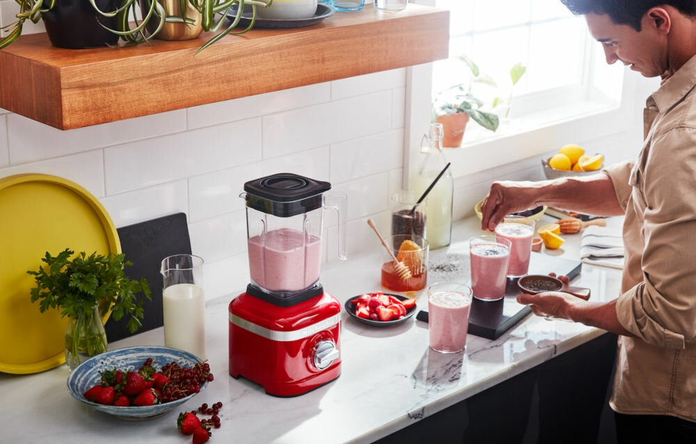 Blender kielichowy KITCHENAID 5KSB1325EER Czerwony funkcja miekkiego startu