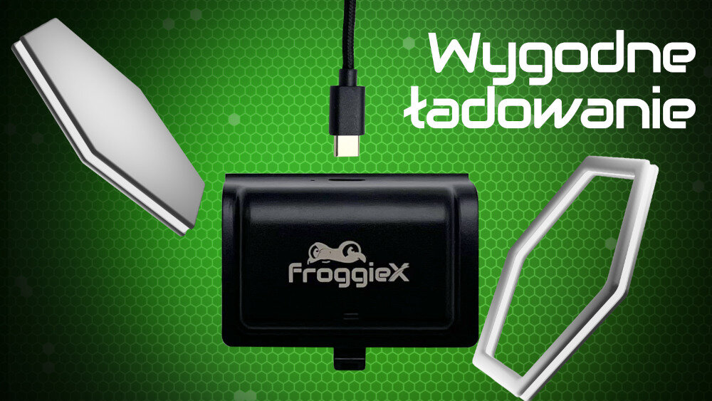 Akumulator FROGGIEX FX-XS-B1-B do Xbox - ładowanie