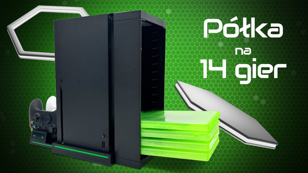 Podstawka chłodząca FROGGIEX FX-XS-C1-B do Xbox Series X - półka