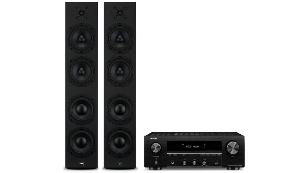 Zestaw stereo DENON DRA-800H + WILSON SIX POWER - zestaw