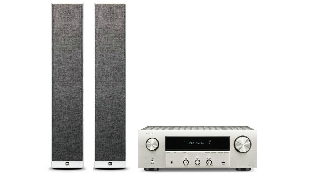 Zestaw stereo DENON DRA-800H + WILSON SIX POWER - zestaw