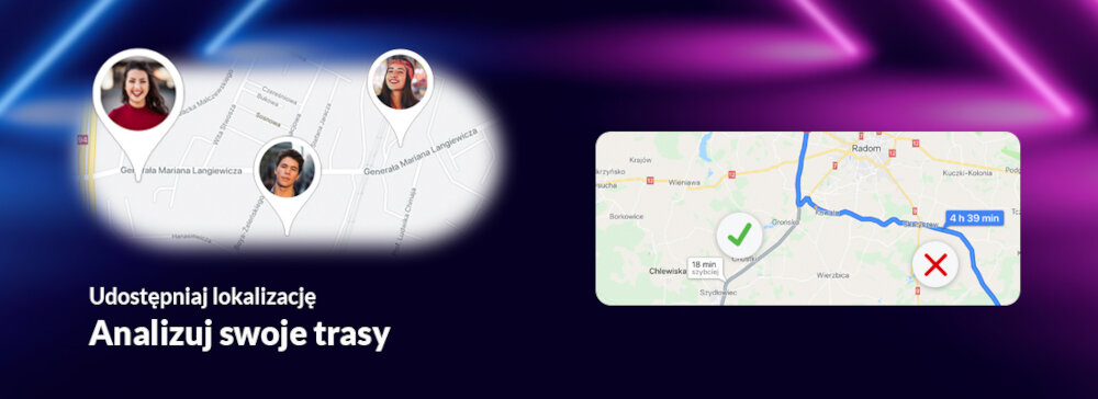 Radio samochodowe VORDON AC-8290  - analiza trasy