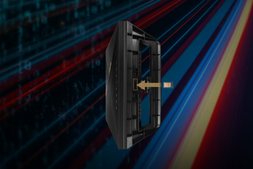 Router ASUS 4G-AX56 - SIM 4G LTE