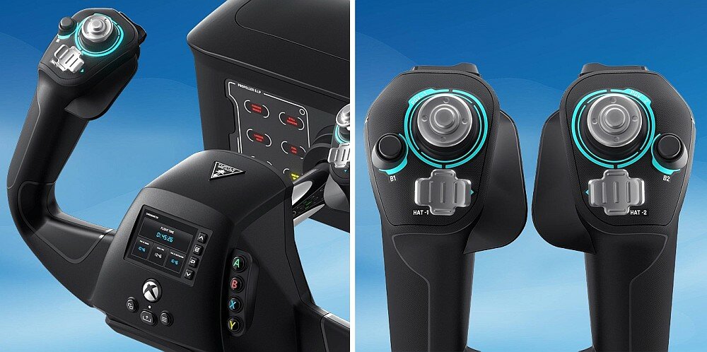 Wolant TURTLE BEACH VelocityOne Flight xbox pc granie samolot sterowanie kontroler kompatybilność symulator dźwignie drążki przyciski porty montaż