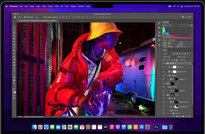 NOTEBOOK MACBOOK PRO MK1A3ZE-A M1MAX-10X 32GB 1TSSD INT-32X 16 MACOS srebrny bateria wydajnosc