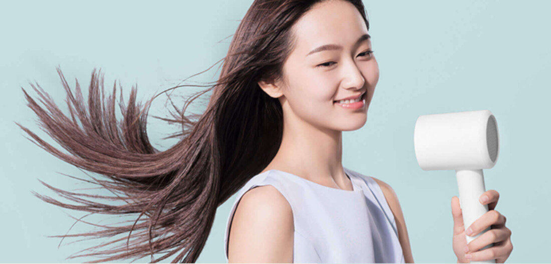 Suszarka XIAOMI Mi Ionic Hair Dryer H300 CMJ02ZHM krotki czas suszenia wlosow 6,1 g/min
