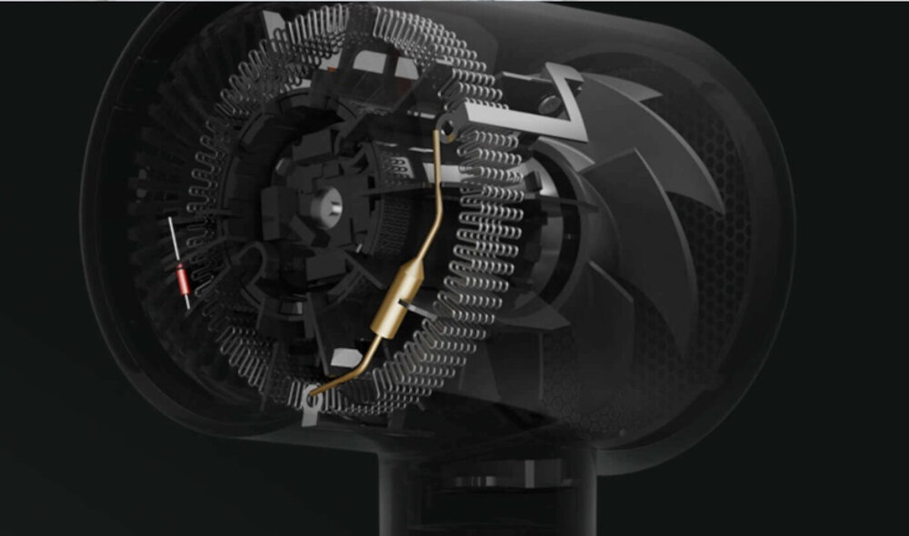 Suszarka XIAOMI Mi Ionic Hair Dryer H300 CMJ02ZHM Wielokrotne zabezpieczenie przed przegrzaniem NTC