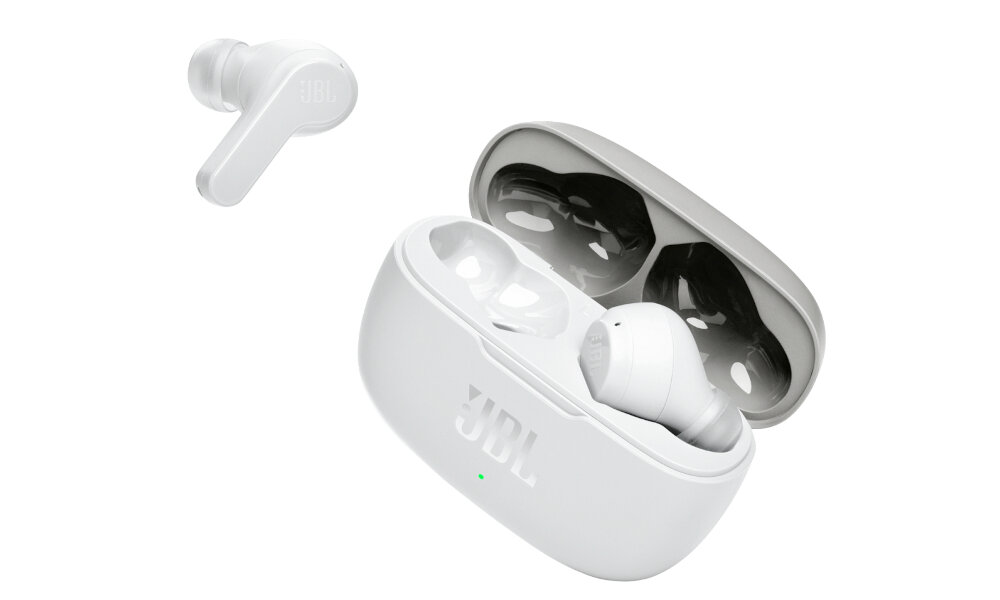 SLUCHAWKI JBL WAVE 200 TWS budowa sterowanie certyfikat IPX2