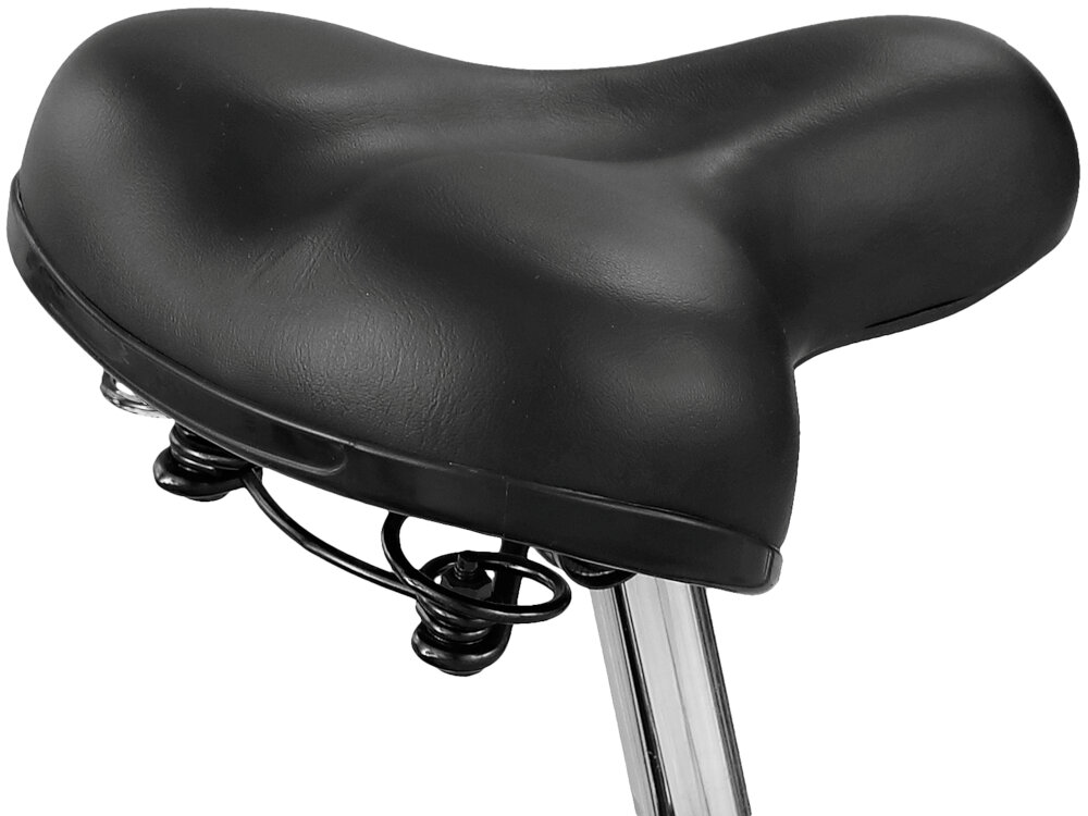 Rower miejski INDIANA Moena A3B 26 cali damski Biały prosta sztyca siodła z aluminium sprężynowe siodełko typu Comfort