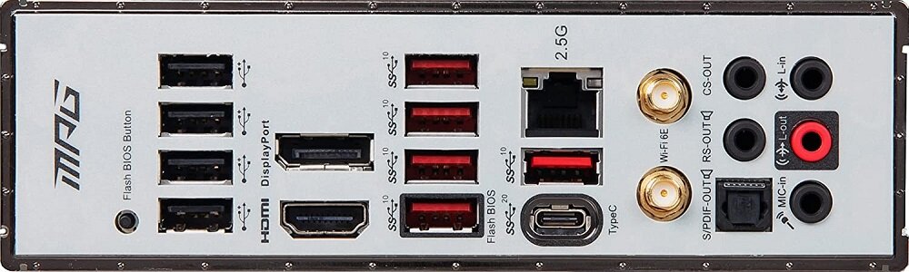 Płyta główna MSI MPG Z690 Force WiFi - Wbudowane złacza