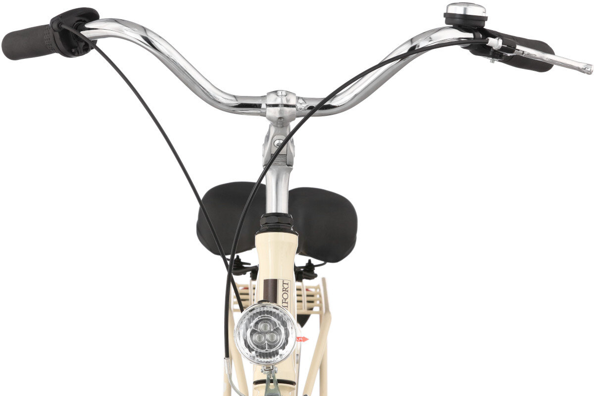 Rower miejski DAWSTAR Sekvana A3B 26 cali damski mietowy wyposazenie