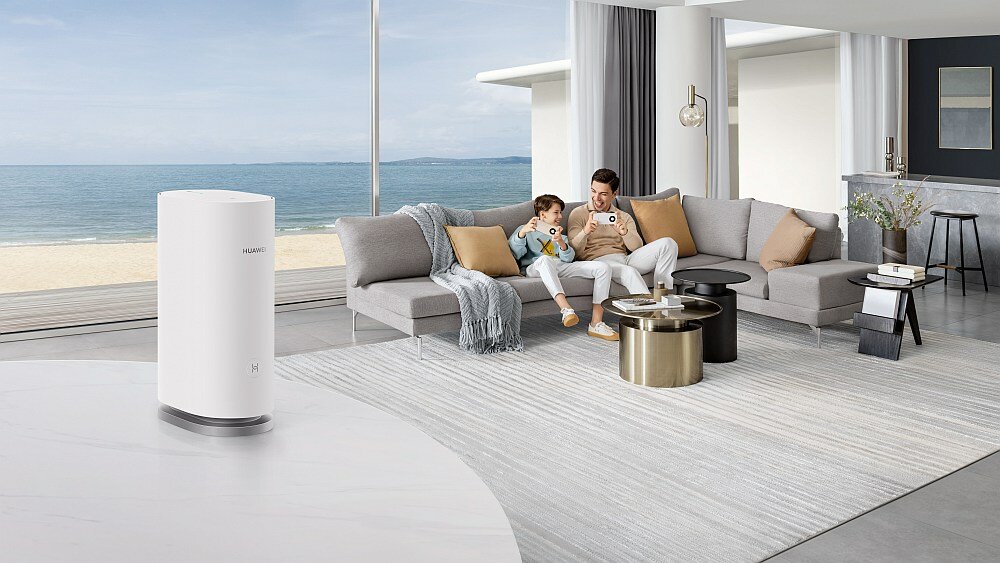 ROUTER HUAWEI WIFI MESH 7 internet łączność sieć zasilanie obsługa system wifi roaming