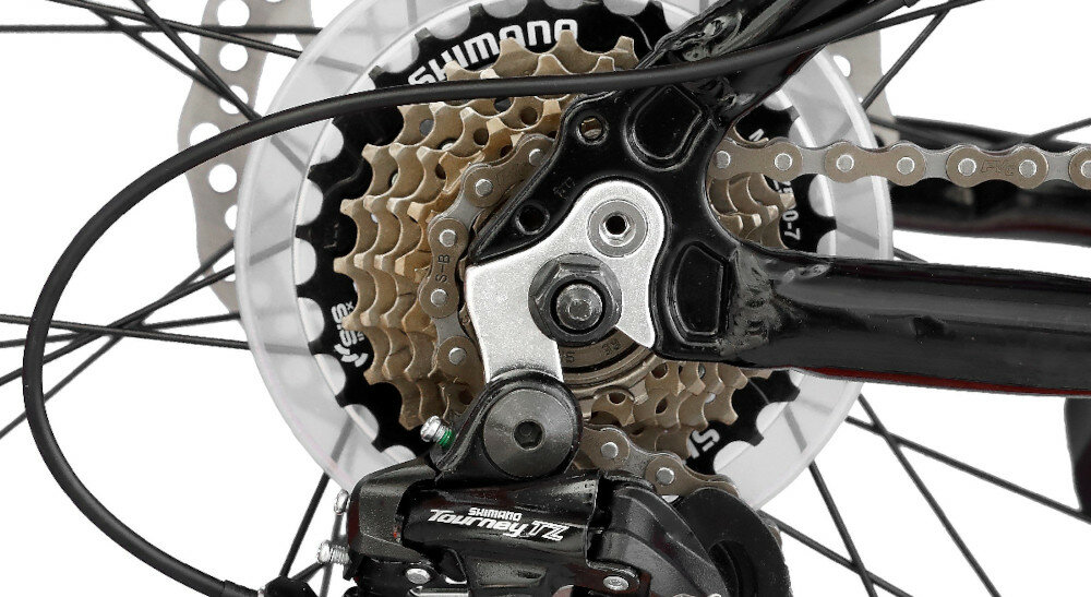 Rower młodzieżowy INDIANA Fatbike 24 cale dla chłopca Czarno-niebieski hamulce przedni i tylny typu V-Brake marki ALHONGA niezawodne lekkie szybki czas reakcji bezawaryjne doskonale działają na każdej nawierzchni