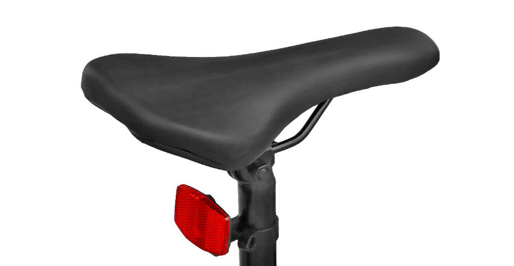 Rower młodzieżowy INDIANA Fatbike 24 cale dla chłopca Czarno-niebieski sztyca siodła marki G.W. komfort podczas długiej jazdy siodełko marki DDK bardzo wygodne doskonały komfort użytkowania