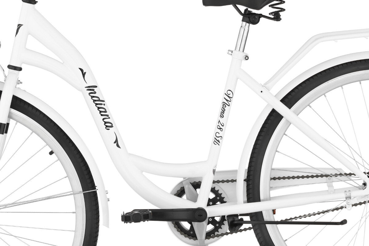 Rower miejski DAWSTAR Citybike S3B 26 cali damski bialy rama