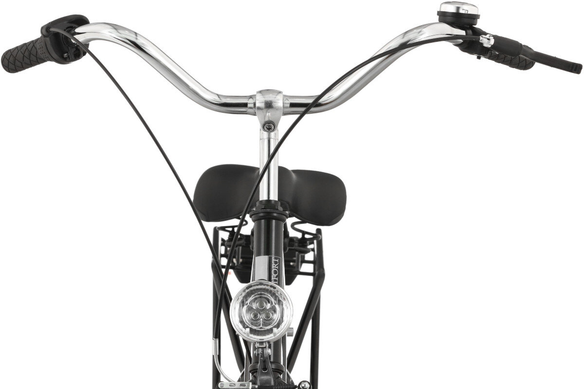 Rower miejski DAWSTAR Citybike S3B 26 cali damski cappucino wyposazenie