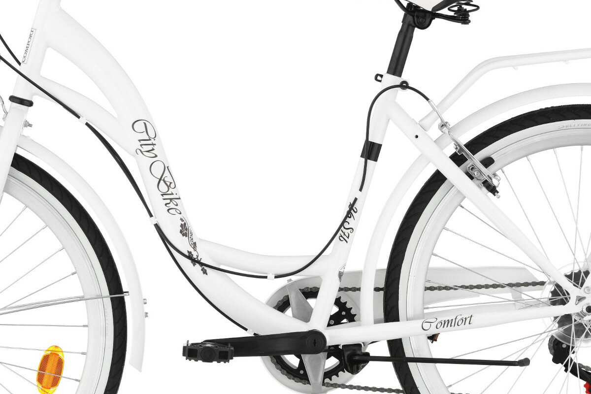 Rower miejski DAWSTAR Citybike S7B 26 cali damski Lazurowy rama