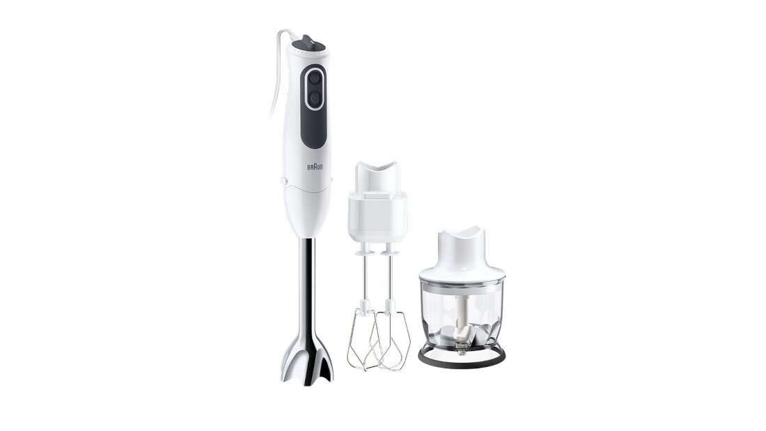 Blender BRAUN MultiQuick 3 MQ3125B Optymalna konstrukcja Stopa PowerBell Plus technologia SplahControl