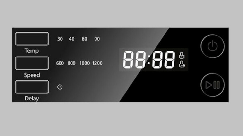 Pralka TOSHIBA TW-BL100S2PL wyświetlacz LED