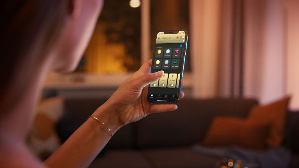 Panel oswietleniowy PHILIPS HUE Aurelle 929003099201 aplikacja bluetooth