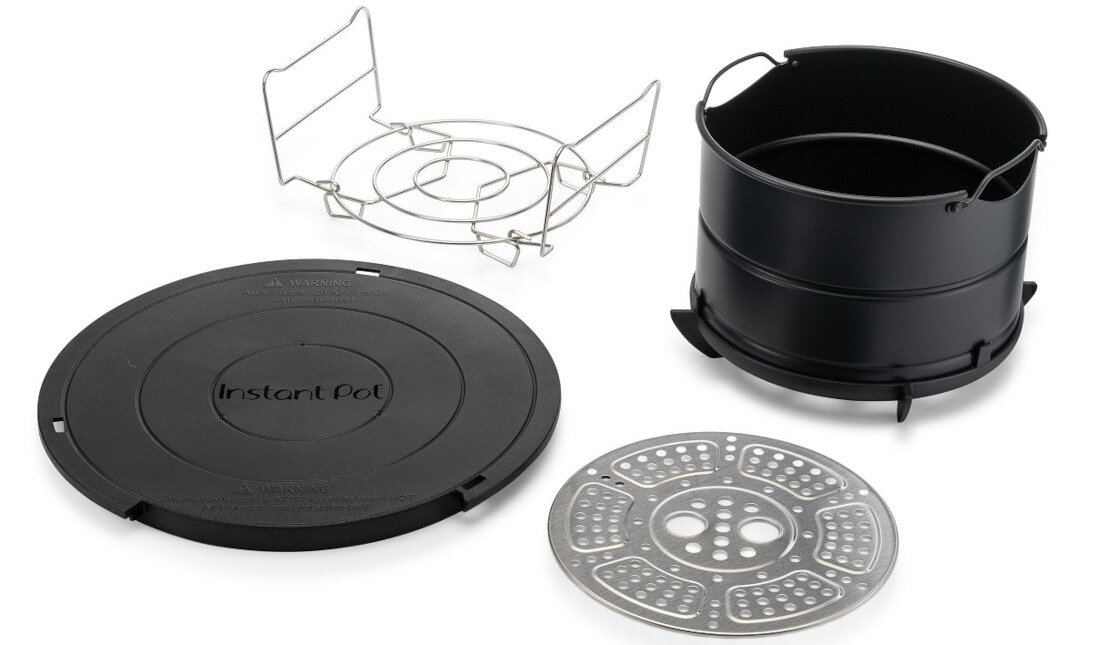 Multicooker INSTANT POT Duo Crisp + Air Fryer zestaw akcesoria komplet wyposazenie