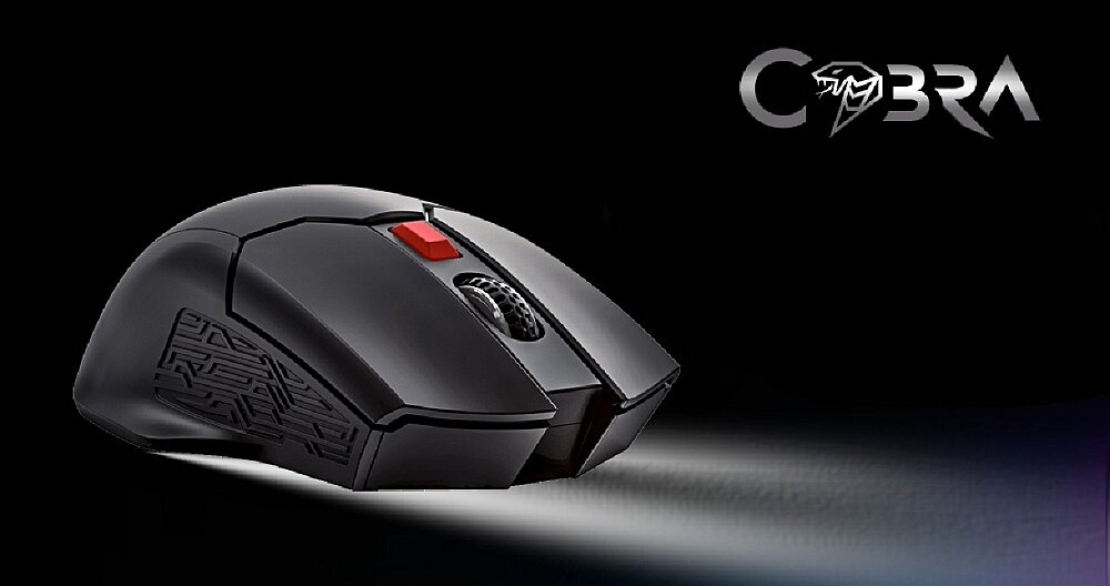 Mysz COBRA GM10W2.4 Indiana mysz czułość sensor zasilanie granie ergonomia przyciski