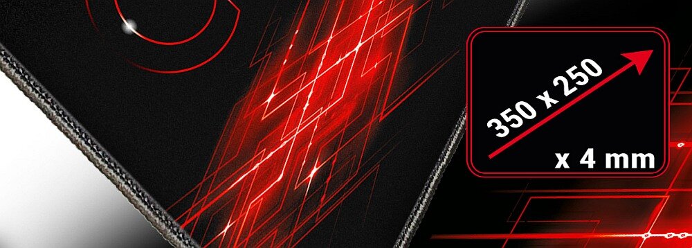 Podkładka COBRA MP350 mysz czułość sensor zasilanie granie ergonomia przyciski