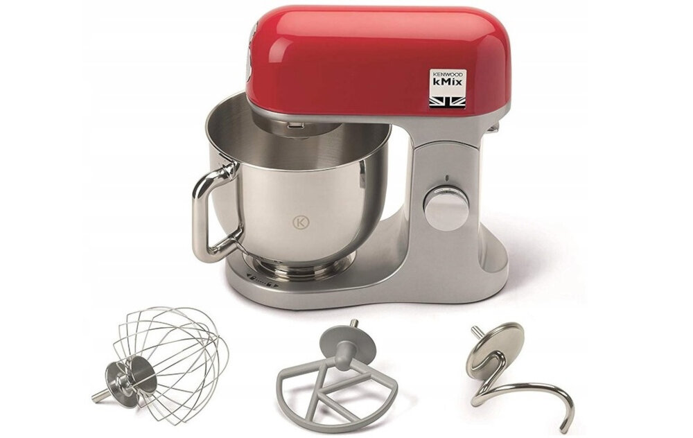 Robot kuchenny planetarny KENWOOD KMX750RD 1000W 6 obrotow elektroniczna plynna regulacja obrotow