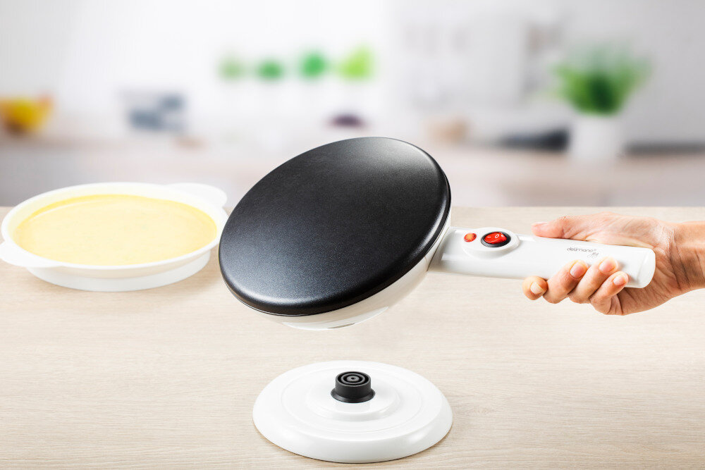 Nalesnikarka DELIMANO Joy (800 W) funkcjonalna ergonomiczny uchwyt automatyczna kontrola temperatury