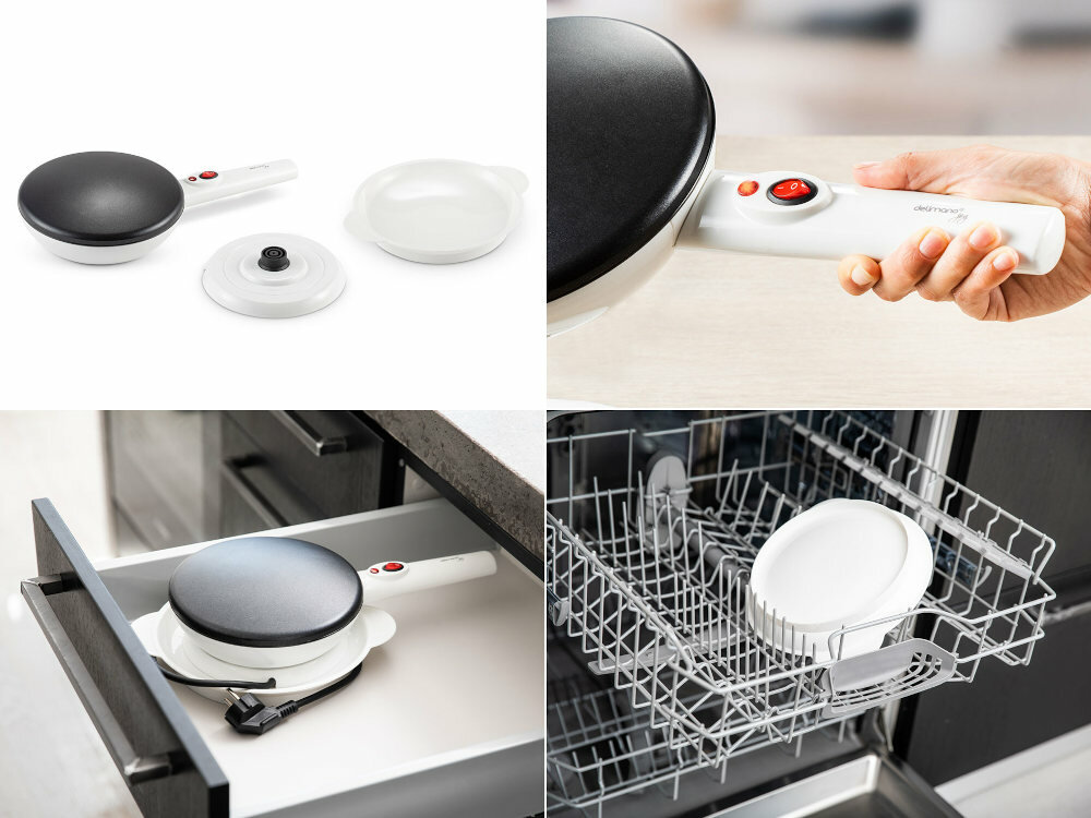 Nalesnikarka DELIMANO Joy (800 W) wygodne przechowywanie niewielki rozmiar