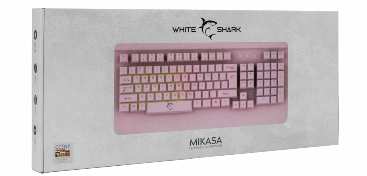 Klawiatura-WHITESHARK pudelko