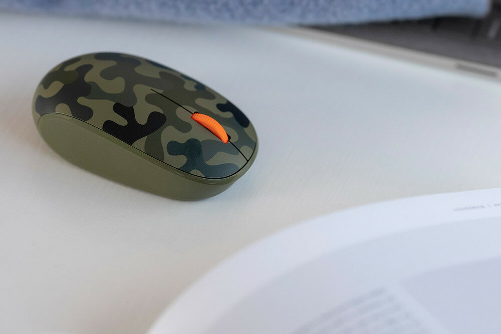 Mysz MICROSOFT Bluetooth Mouse Forest Camo (8KX-00029) bateria przyciski
