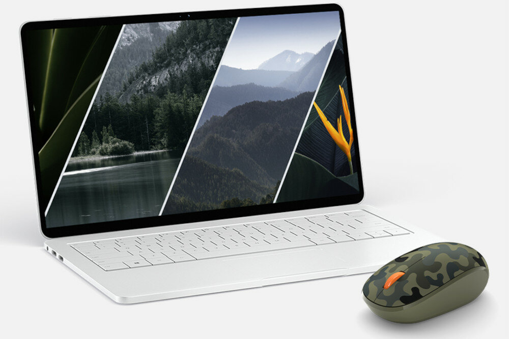 Mysz MICROSOFT Bluetooth Mouse Forest Camo (8KX-00029) kolor motywy