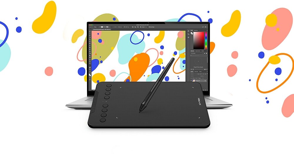 Tablet graficzny XP-PEN Deco Mini 7W rysowanie pisanie projektowanie nacisk przekątna android windows komaptybilność usb grafika