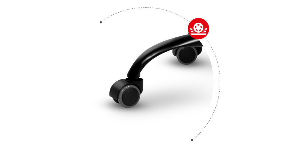 FOTEL HUZARO FORCE 3.1 kółka wykonania klasa